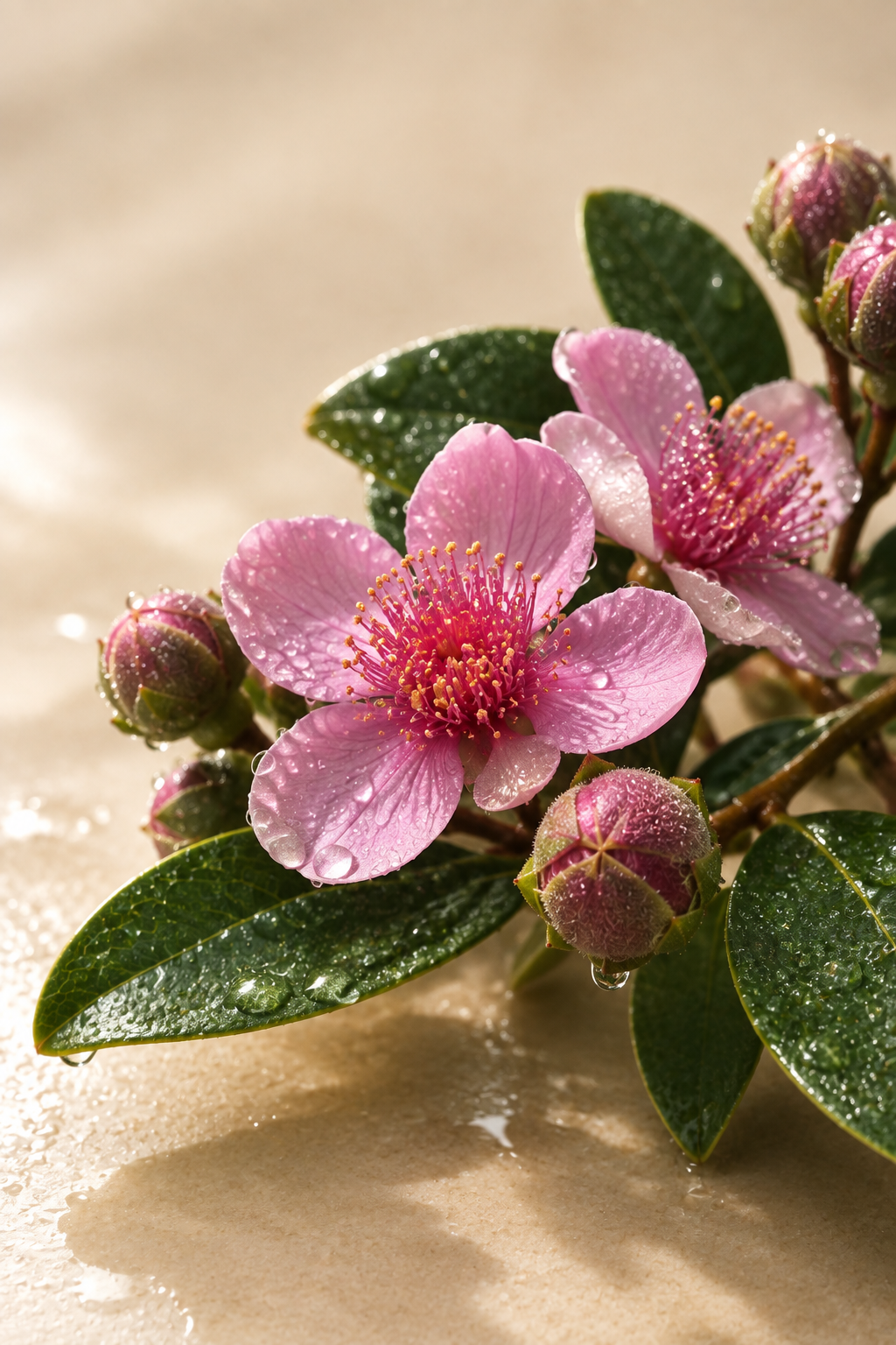 Rose myrtle flower